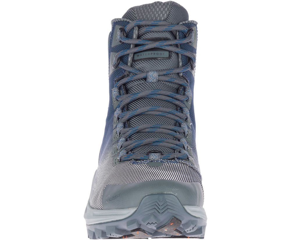 Merrell Boots Grey - Thermo Cross 2 Mid Waterproof - Mens 85DLSAIYH